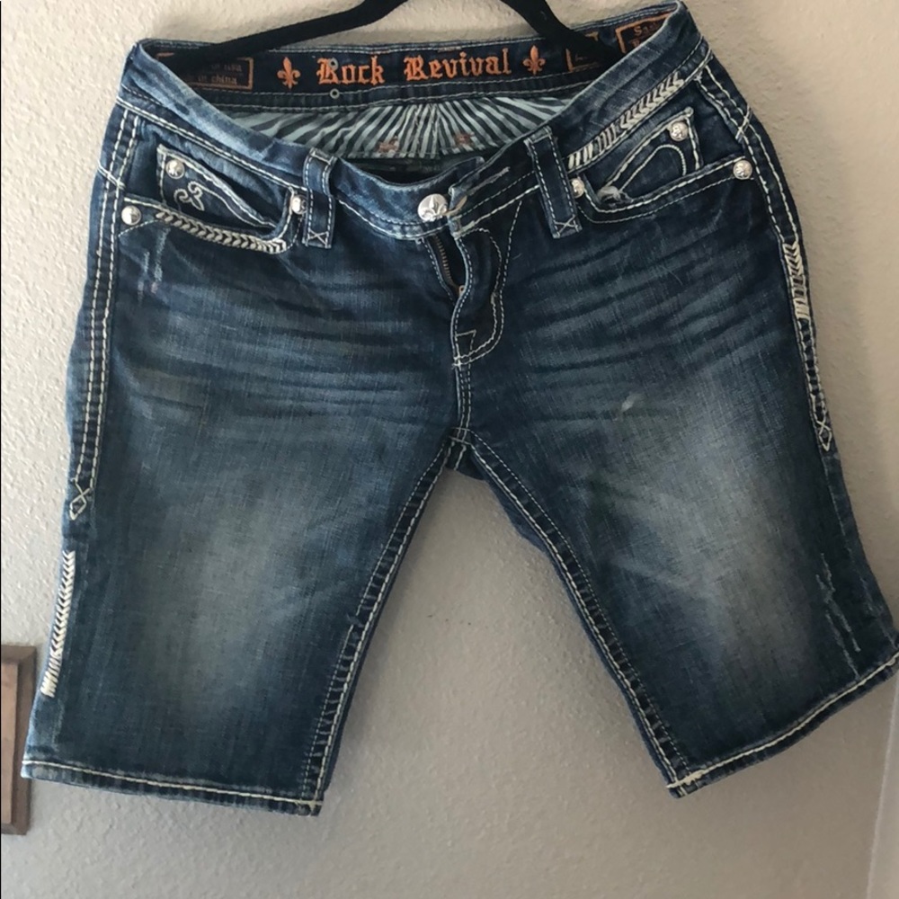 Ladies jean shorts